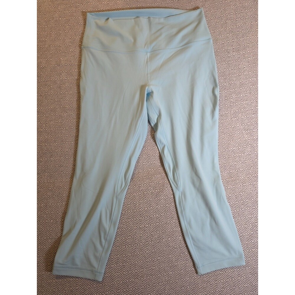 Lululemon Align High Rise Crop 23" Leggings Size 14 Light Blue